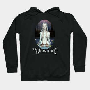 Nightswimmer (watercolor) Hoodie